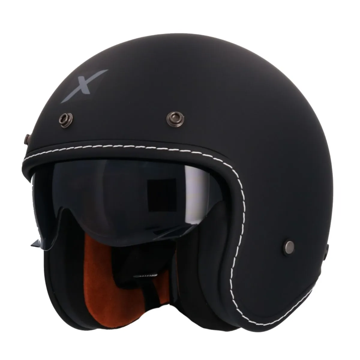 AXOR Dallas Solid Jet Helmet UV anti-scratch visor Matt Black