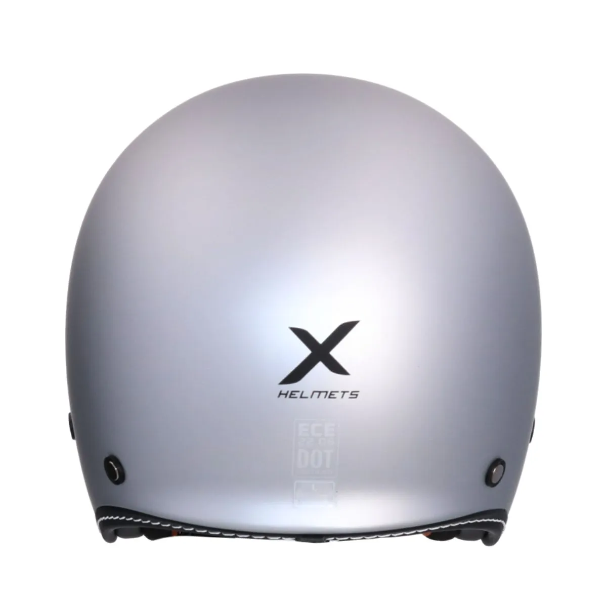 AXOR Dallas Solid Jet Helmet ECE 22.06 DOT certified Matt Silver