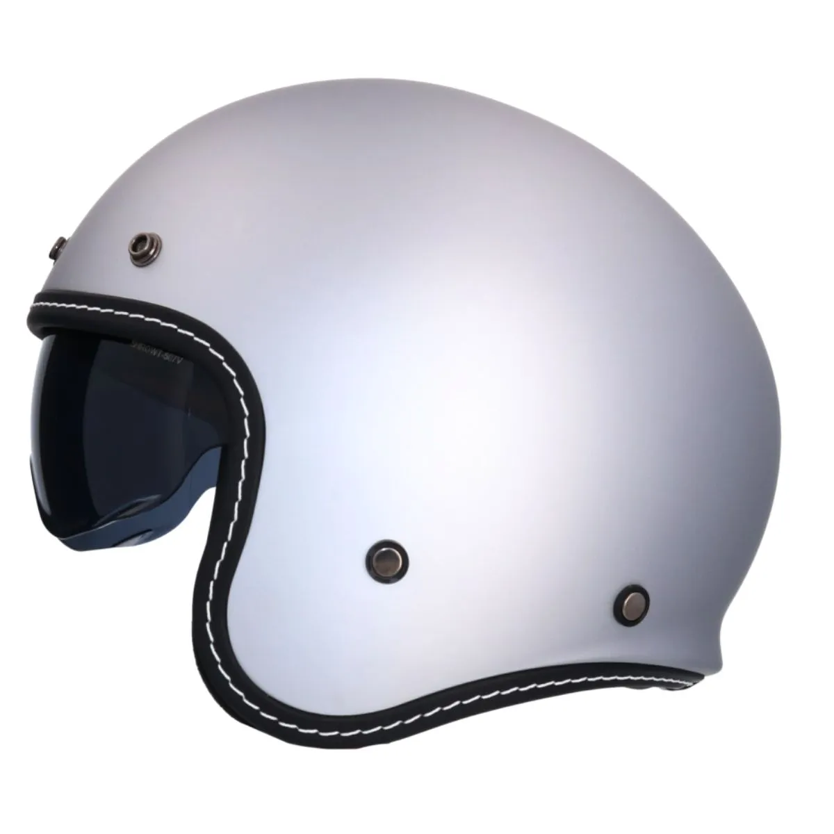 AXOR Dallas Solid Jet Helmet Matt Silver left side view