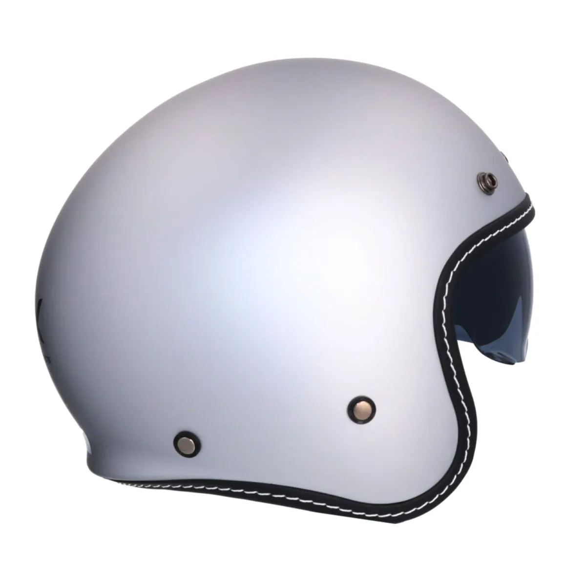 AXOR Dallas Solid Jet Helmet Matt Silver right side view
