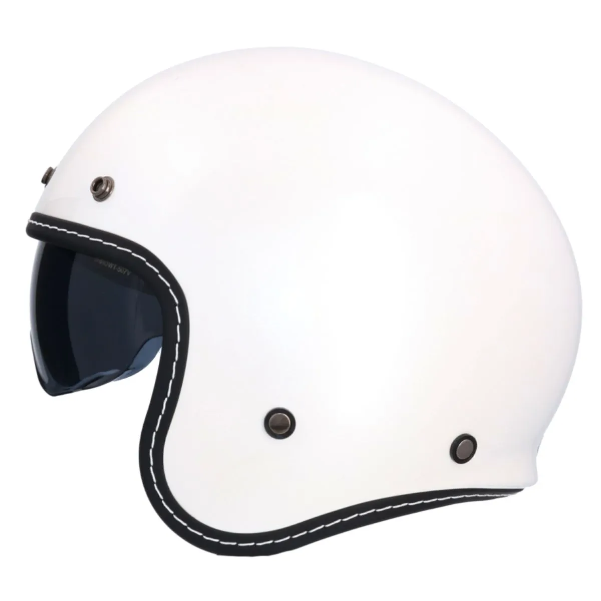 AXOR Dallas Solid Jet Helmet White Pearl left side view