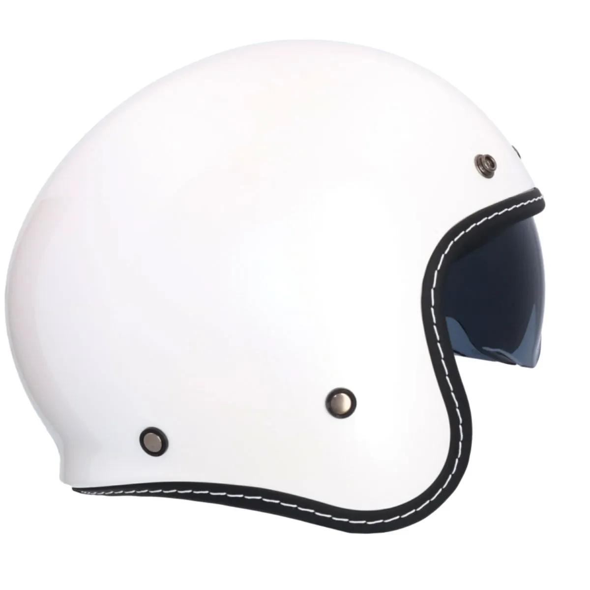 AXOR Dallas Solid Jet Helmet White Pearl right side view
