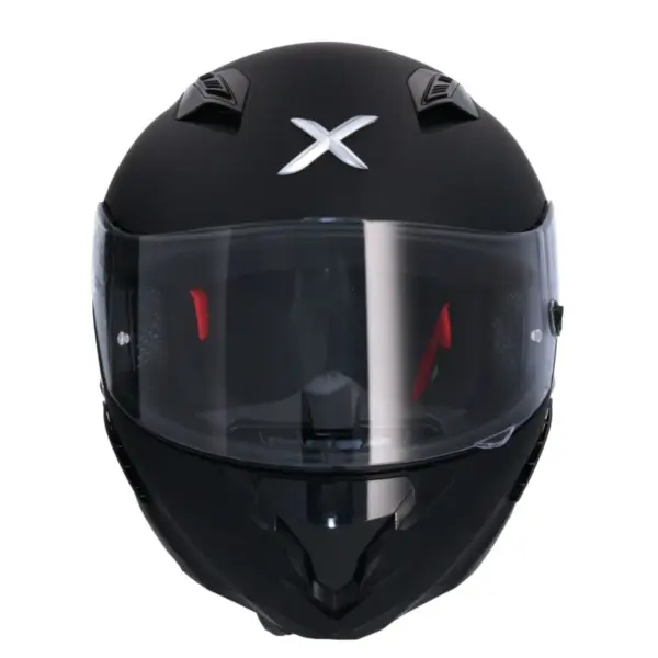 AXOR Hunter Solid Full Face Helmet Matt Black front view