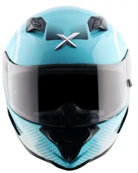 AXOR Hunter Spear Full Face Helmet Blue front view