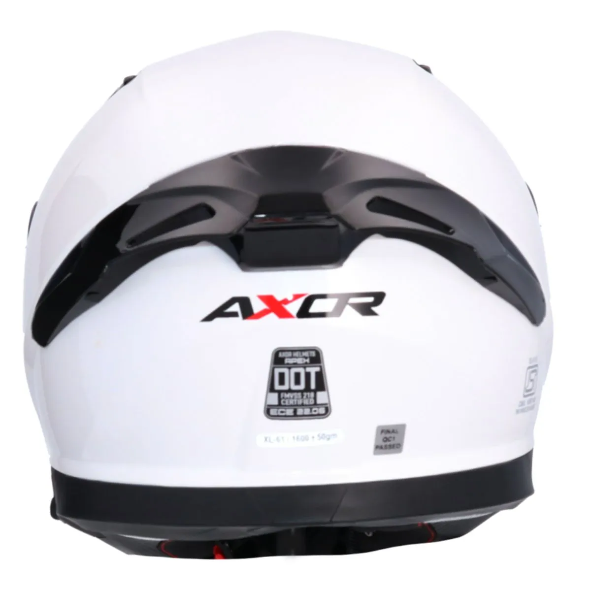 AXOR Katana Full Face Helmet ECE 22.06 DOT certified White Pearl