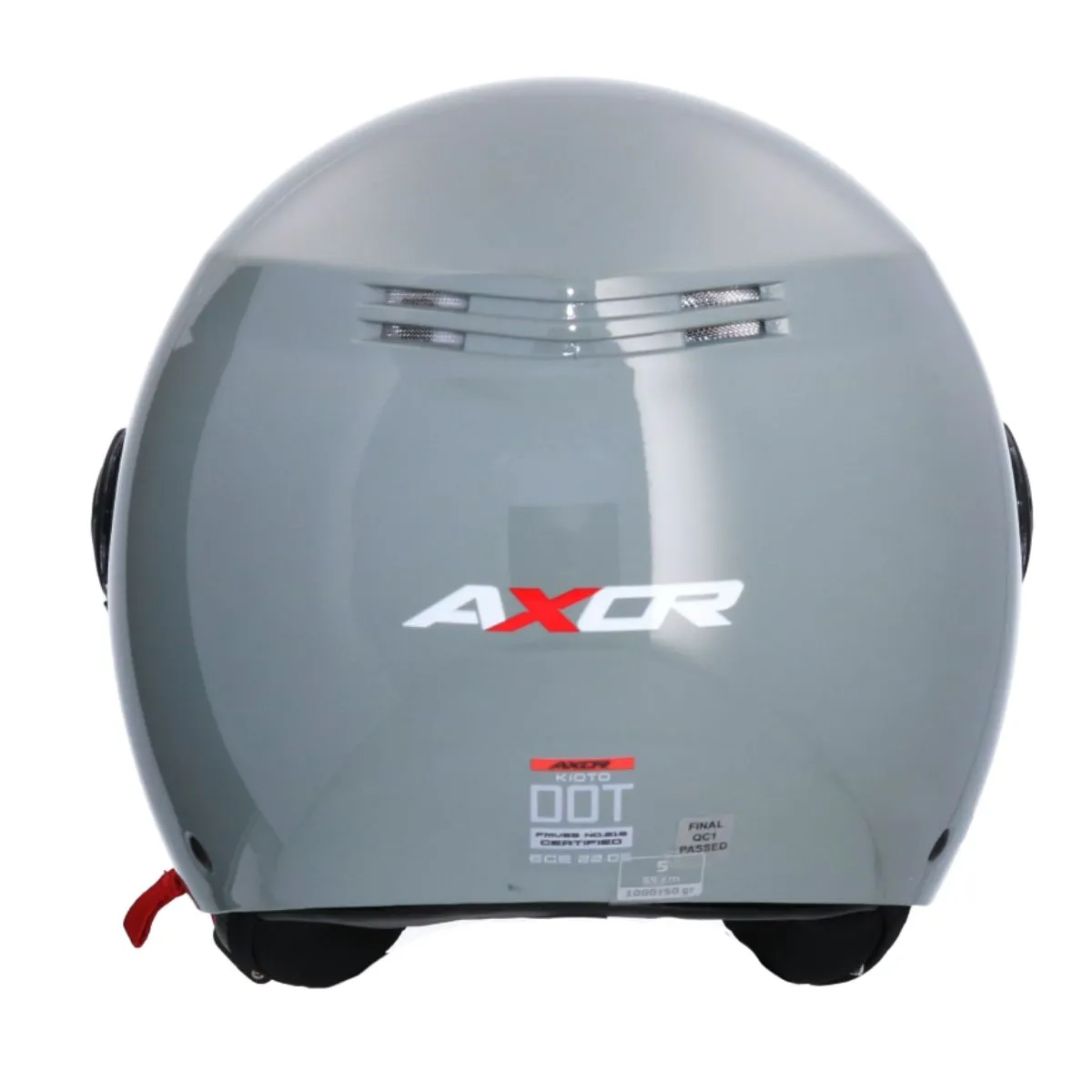 AXOR Kioto Solid Open Face Helmet ECE 22.06 DOT Asphalt Grey