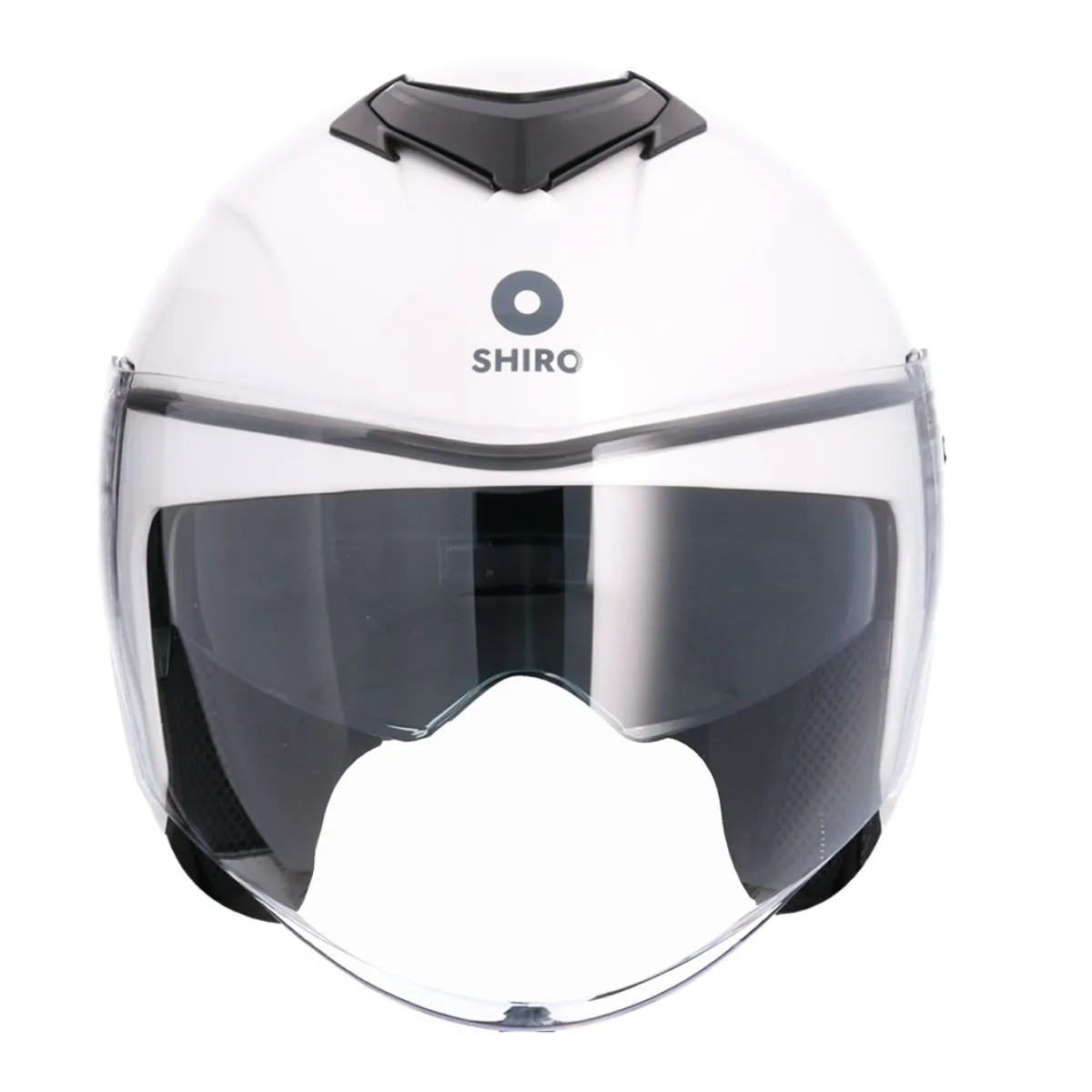 AXOR Kioto Solid Open Face Helmet White Pearl front view