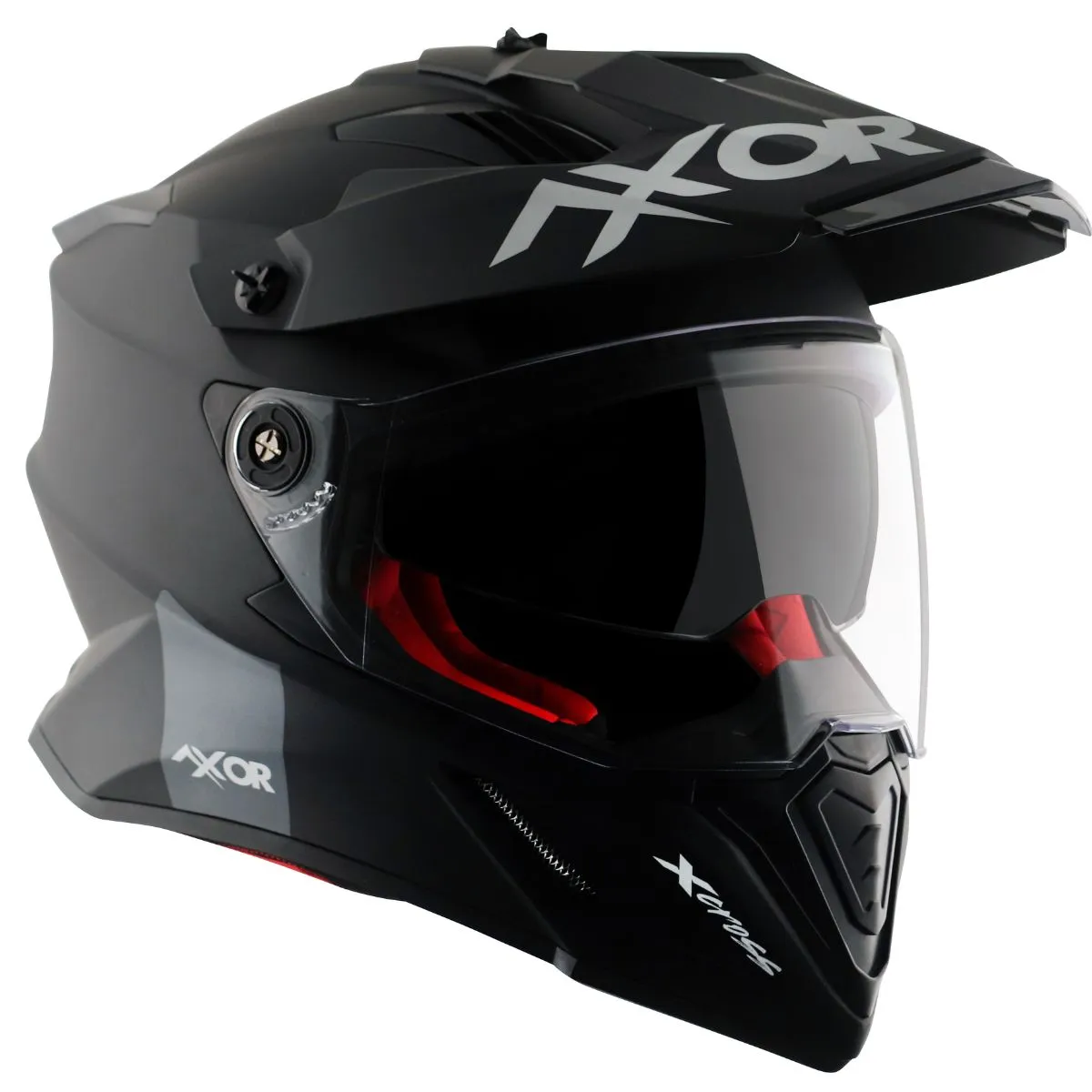AXOR X-Cross Adventure Helmet Right Side View Matt Black