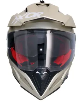 AXOR X-Cross Adventure Helmet Sand Matt Front View