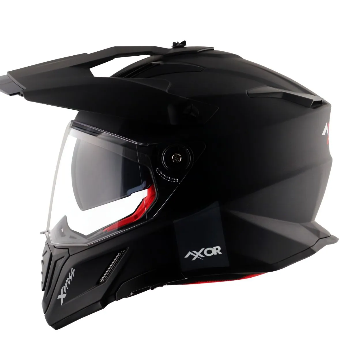 AXOR X-Cross Adventure Helmet Left Side View Matt Black