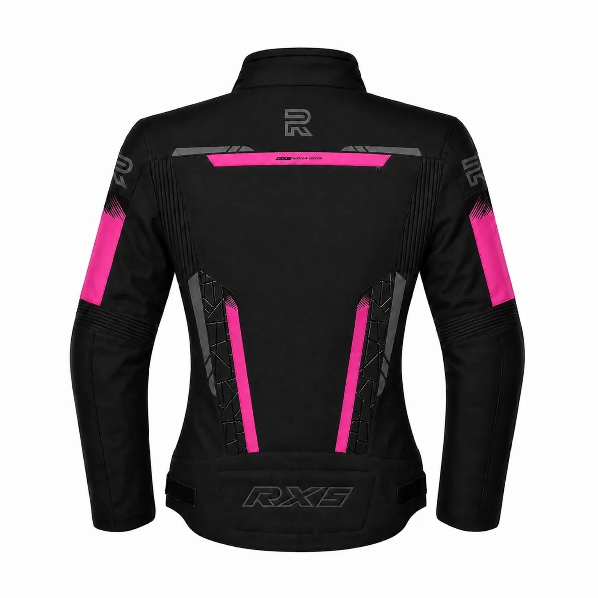 Raxus LS-1 Women's Motorcycle Jacket Pink rear view