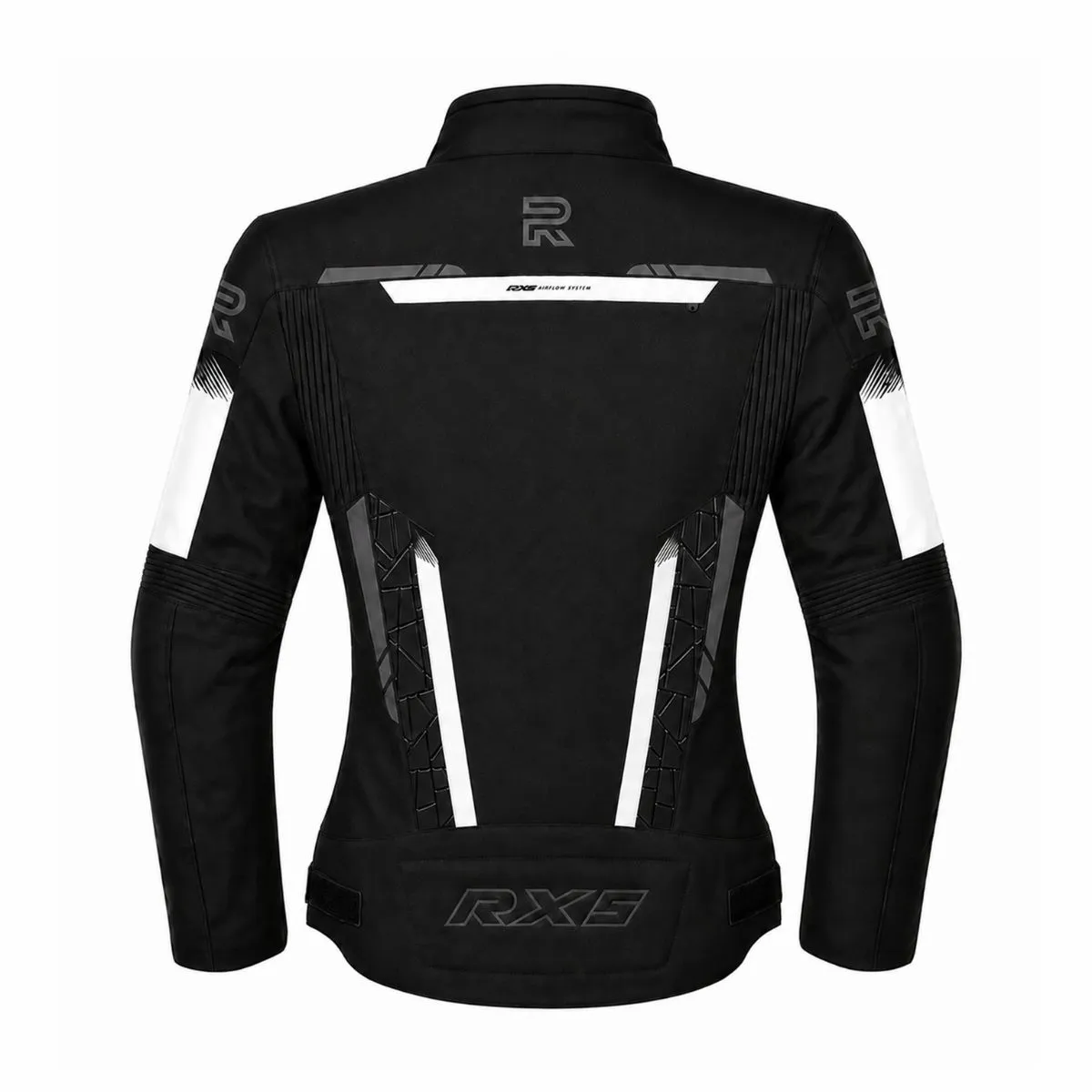 Raxus LS-1 Women's Motorcycle Jacket White rear view