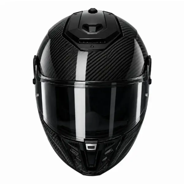Raxus RXS Full Face Helmet Carbon Fiber Front View