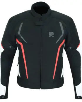 R-1 Raxus Waterproof Winter Motorcycle Jacket with CE Armor & Reflective Panels
